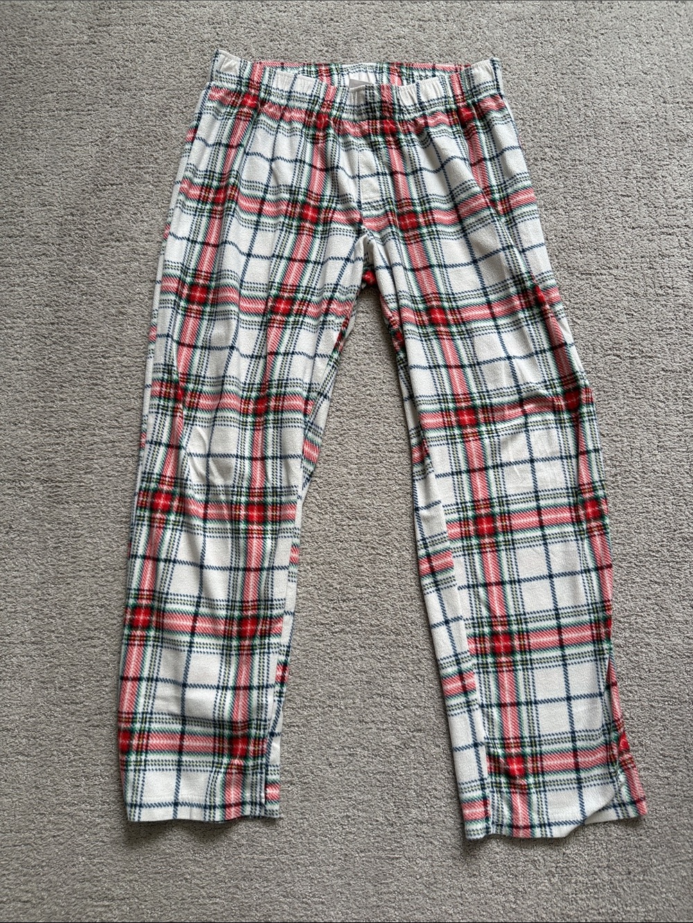 Wondershop Men’s White Plaid Pajama Loungwear Pants - Large